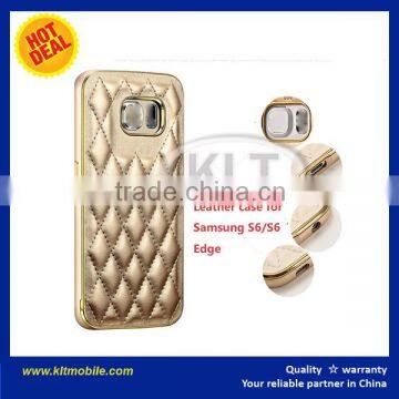 KLT Customized Aluminum Back Metal Case Frame With Leather Cover for Samsung Galaxy Note photo-3