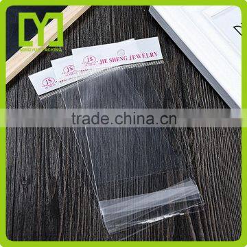 Transparent opp bag with header self seal