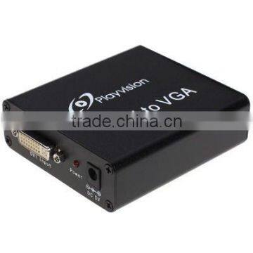 DVI to VGA Converter, Connect computers with DVI connectors to analog monitors or projectors with VGA input.