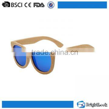 Novelty design NO MOQ custom bamboo cat eye wood sunglasses china