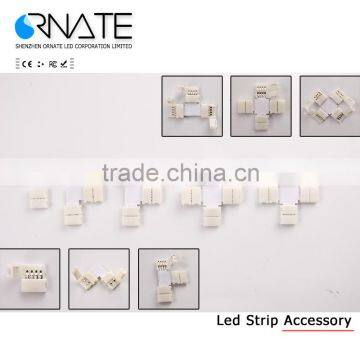 4pin LED Strip Clip, 4 pin RGB LED Strip Connector For 10mm width 5050 RGB