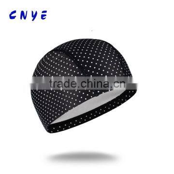 CNYE New style swimming cap Polyester Spandex Lycra swimming cap OEM