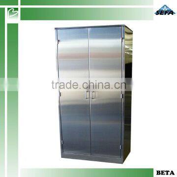 Stainless steel medical cabinet SS storage cabinet with door