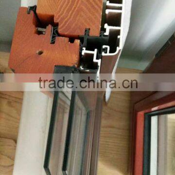 China top grade hot sale aluminum wood composite doors