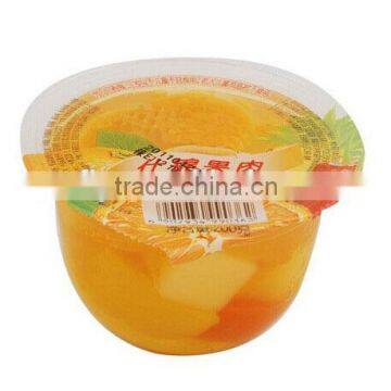 Assorted jelly fruit cup