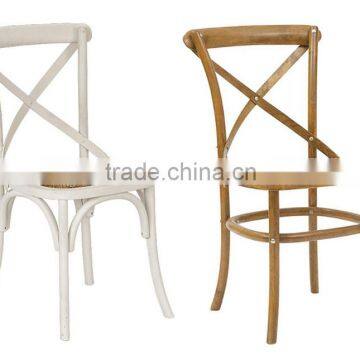Wooden Antique Cross Back Dining Chair photo-6
