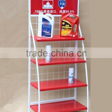 manufacture good quality steel metal display shelf &rack for supermarket store