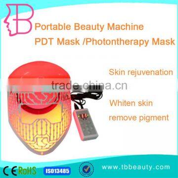 three color photo led acne remover facial care therapy mask home use