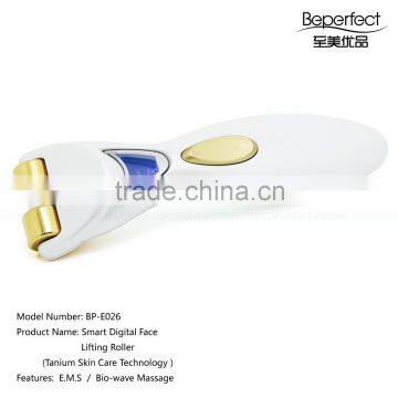 BPE026 beauty &amp; personal care face roller for face lift with microcurrent technology