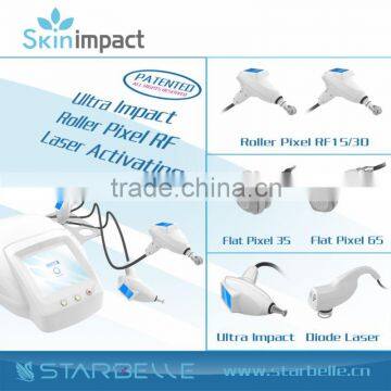 Latest multipolar ultrasound laser radio frequency skin machine