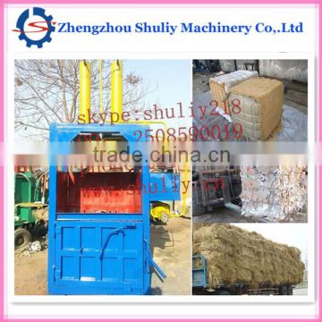 Electric vertical hydraulic cotton baler machine for baling waste cotton&paper