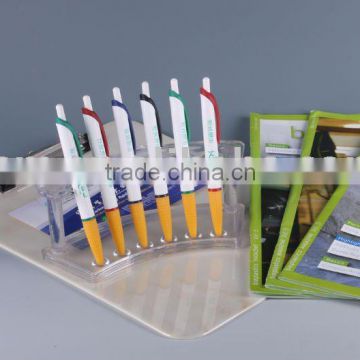 Cornstarch biodegradable ballpoint pen for souvenir