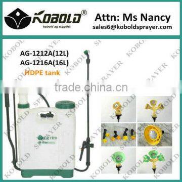 (AG-1216A) 16L Backpack agriculture sprayer,20L knapsack hand farm sprayer