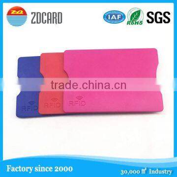 Hard material RFID Blocking Plastic card holder