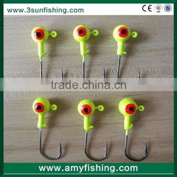 Hot Selling Fishing Baits Jig Head with 3D Eyes