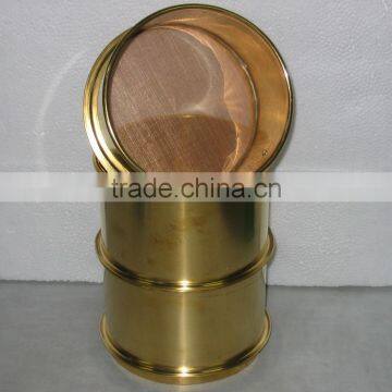 Brass Copper Bronze Sifter Copper Sieve Woven Mesh Strainer