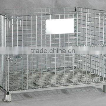 stackable storage wire mesh containers