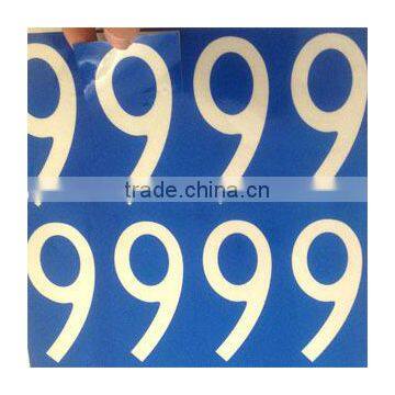 reflective reusable vinyl letter 3m outdoor sticker