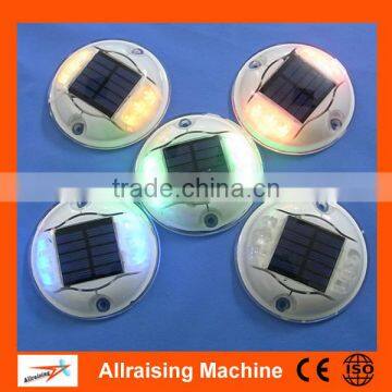 2*3 LED Solar Powered Plastic Road Studs 123mm Dia. 25mm High photo-5