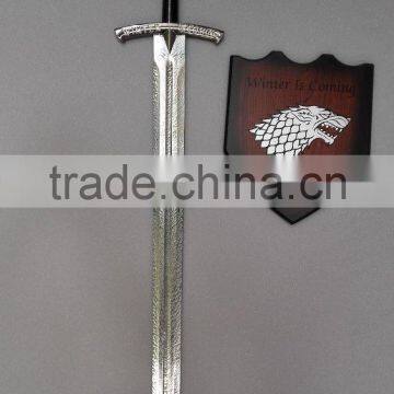 Black Decorative Shasqua Crafts Metal Sword With Sheath photo-3