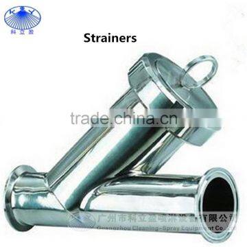 Sanitary degree 316L ss y type filter strainer