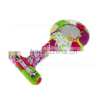 Portable Promotion Gift Brooch Silicone Nurse Watch photo-3