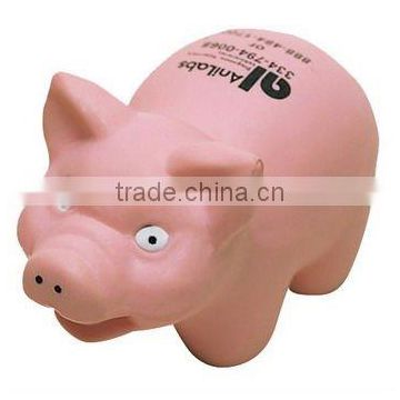 PU foam antistress pig for good quality