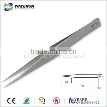 stainless steel slant tweezers, smd tweezers