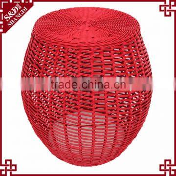 Variety Size Red Rattan Weaved Waterproof Shower Sex Stool