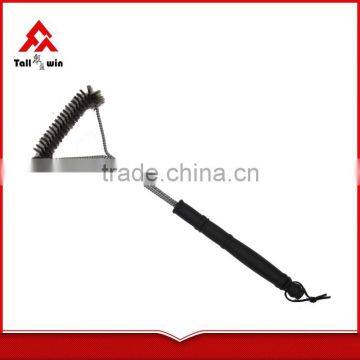 PP Handle BBQ Double-side Grill Cleaning Brush With Scraper photo-6