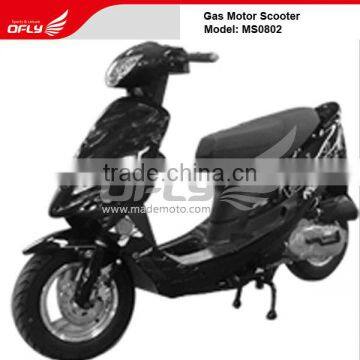 Cheap Gas Motor Scooter Equipped with 4 Stoke 80cc Engine