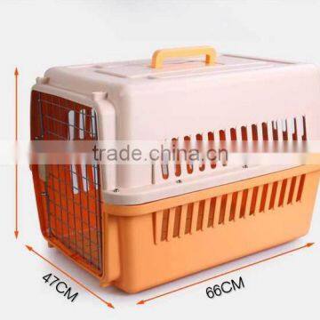 Plastic pet airway box travel cage transport box