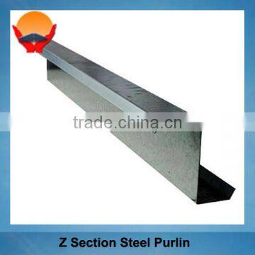 Steel construction profile Z-Section steel purline