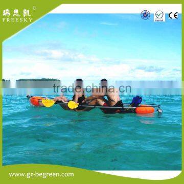 Double Seat Ocean Sea Fishing Clear Transparent pc Pedal Boat photo-6