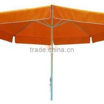 orange seaside umbrella