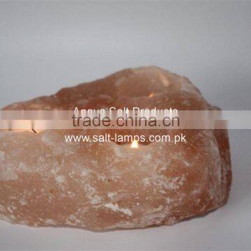 Himalayan Salt Tea Light Holders/Himalayan Salt Candle Holders/ Natural Salt photo-4