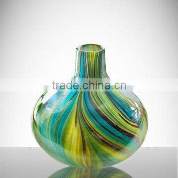 Wholesale cheap New design fashion elegant flower murano glass vases for wedding centerpieces