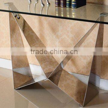 Hot Sale Elegant Style Console Table With Stainless Steel Base For Home Use photo-2