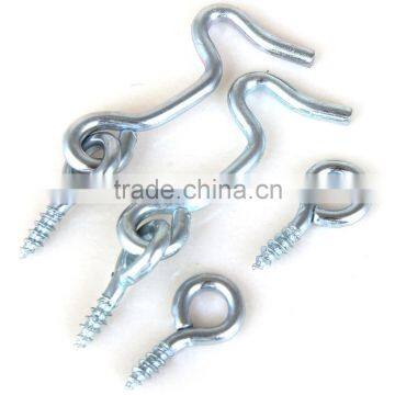 Safety Gate Zinc Plated Hook With Screw Eyes-2-pack photo-6