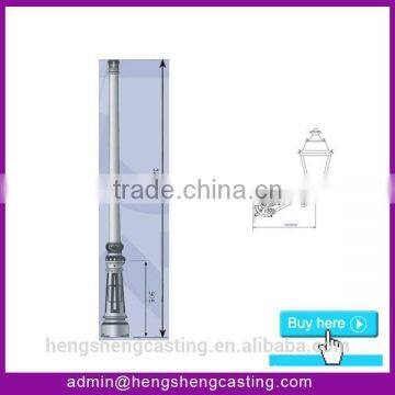 China Supplier Antique Cast Iron Park Lamp Post photo-5