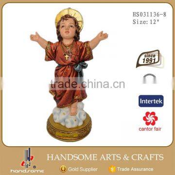 12 Inch Resin Religious Items Craft Home Decoration Figurine Nino Statues Baby Jesus photo-5