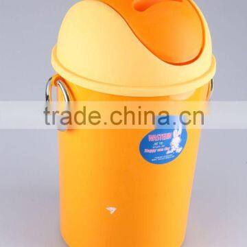 Rubbish Bin Household Garbage Can With Ears/Plastic Trash Can