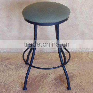 wrought iron stool