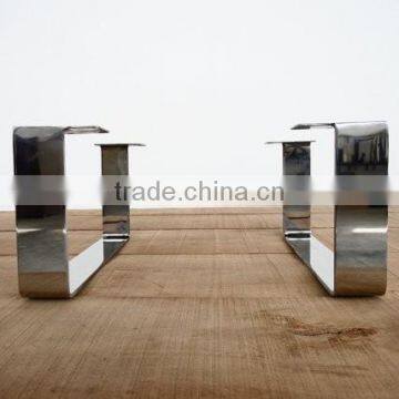 High Quality Brass Flat Soild Steel Metal Table Legs Square for Living Room Table photo-3