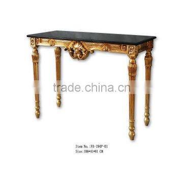 French Style Green Marble Console Tables For Sale photo-3