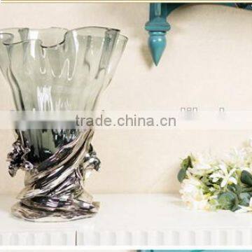 Handmade Hiah Quality Elegant Customized Glass Vase