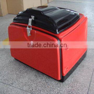 High Quality Shiny Gel Coat Finish Fiberglass Delivery Box for Scooter and Motorcycle. Factory photo-4