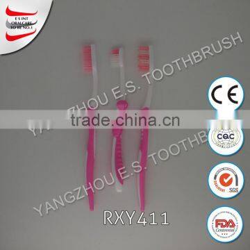 China Wholesale Oem Travel Toothbrush With Toothpaste Inside Tooth Brush Oral Hygiene Dental Supplies photo-2
