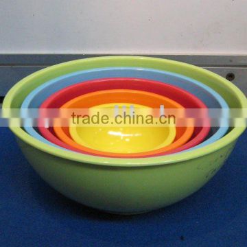 melamine 5pcs mixing bowl