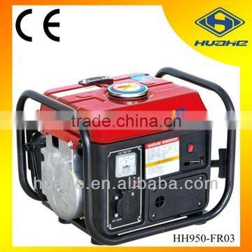 0.65kw 1 phase portable gasoline generator with gasoline generator engine